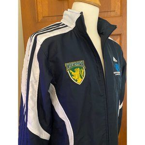 Adidas Track Jacket Mens‎ Small Fitted Full Zip Triumph Atlanta Boys Girls Club